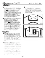 Preview for 8 page of Bathology Atmospheric 320 Installation And Operation Manual