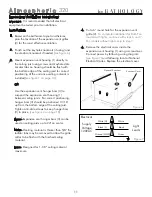 Preview for 11 page of Bathology Atmospheric 320 Installation And Operation Manual