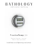 Bathology PreciseTemp 320 Installation And Operating Instructions предпросмотр