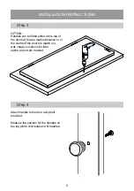 Предварительный просмотр 5 страницы BATHROOMS.COM SALISBURY 600MM FLOORSTANDING VANITY UNIT Installation Manual