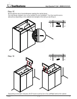 Preview for 9 page of bathstore 41405010750 Assembly Instructions Manual