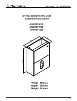 Preview for 11 page of bathstore 41405010750 Assembly Instructions Manual