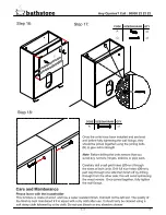 Preview for 18 page of bathstore 41405010750 Assembly Instructions Manual