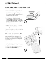 Предварительный просмотр 12 страницы bathstore Comfort Cushion User Instructions