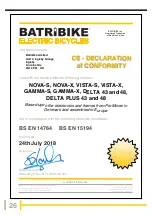 Preview for 26 page of Batribike Nova S Owner'S Manual