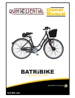 Preview for 1 page of Batribike QUINTESSENTIAL Owner'S Manual