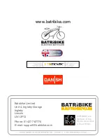 Preview for 28 page of Batribike QUINTESSENTIAL Owner'S Manual