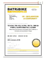 Preview for 31 page of Batribike TEN S45 Owner'S Manual