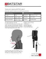 Предварительный просмотр 2 страницы Batstar PTT38 User Manual