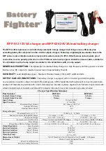 Preview for 1 page of Battery Fighter BFP-012 Manual