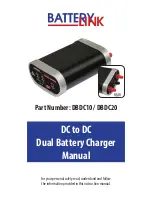 Предварительный просмотр 1 страницы BATTERY LINK DBDC10 Manual