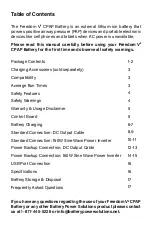 Preview for 2 page of Battery Power Solutions Freedom V2 User Manual