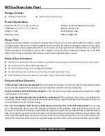 Preview for 2 page of Battery Power Solutions SunPower SP40 Manual