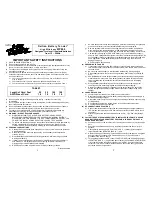 Preview for 1 page of Battery Tender 022-0150-DL-WH User Instructions