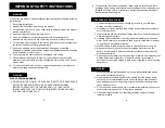 Preview for 2 page of Battery Tender 030-2020-WH Instruction Manual