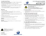 Preview for 1 page of Battery Watering Technologies Aqua Sub Jr. NC5090PN Quick Start Manual