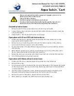 Preview for 2 page of Battery Watering Technologies Aqua Sub Jr Instruction Manual