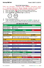 Preview for 9 page of BatteryMINDer 128CEC1 Quick Start Manual