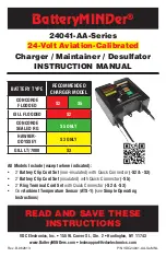 BatteryMINDer 24041-AA Series Instruction Manual preview