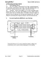 Предварительный просмотр 16 страницы BatteryMINDer 28252-AA-Series Instruction Manual