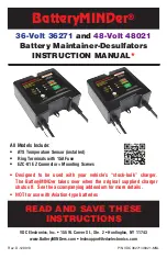 BatteryMINDer 48021 Instruction Manual preview