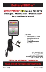 Preview for 1 page of BatteryMINDer Plus 12117TC Instruction Manual