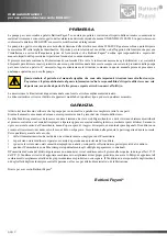Предварительный просмотр 20 страницы battioni Pagani BALLAST 11000 Instruction Manual For Use And Maintenance