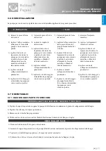 Preview for 31 page of battioni Pagani BALLAST 11000 Instruction Manual For Use And Maintenance