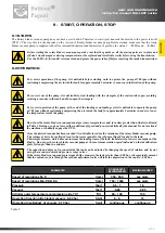 Предварительный просмотр 69 страницы battioni Pagani BALLAST 11000 Instruction Manual For Use And Maintenance