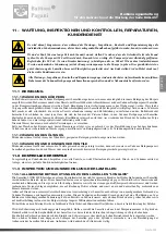 Предварительный просмотр 129 страницы battioni Pagani BALLAST 11000 Instruction Manual For Use And Maintenance