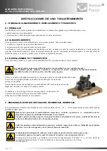 Предварительный просмотр 138 страницы battioni Pagani BALLAST 11000 Instruction Manual For Use And Maintenance