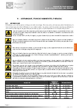 Preview for 153 page of battioni Pagani BALLAST 11000 Instruction Manual For Use And Maintenance