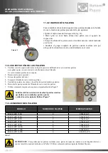 Preview for 158 page of battioni Pagani BALLAST 11000 Instruction Manual For Use And Maintenance