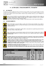 Предварительный просмотр 181 страницы battioni Pagani BALLAST 11000 Instruction Manual For Use And Maintenance