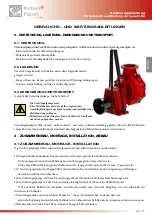 Preview for 41 page of battioni Pagani ELBA Instruction Manual For Use And Maintenance