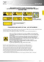 Предварительный просмотр 11 страницы battioni Pagani KPS 490 Instruction Manual For Use And Maintenance