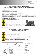 Предварительный просмотр 16 страницы battioni Pagani KPS 490 Instruction Manual For Use And Maintenance