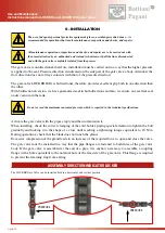 Предварительный просмотр 20 страницы battioni Pagani LOCKER Instruction Manual For Use And Maintenance