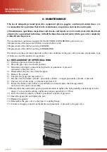 Предварительный просмотр 22 страницы battioni Pagani LOCKER Instruction Manual For Use And Maintenance