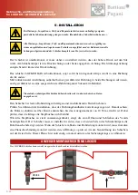 Предварительный просмотр 30 страницы battioni Pagani LOCKER Instruction Manual For Use And Maintenance