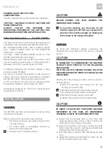 Preview for 17 page of Battipav Expert 500 Operating Instructions Manual