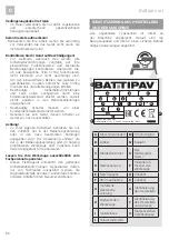 Preview for 26 page of Battipav Expert 500 Operating Instructions Manual