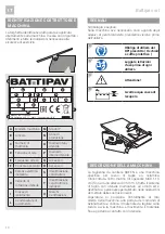 Preview for 10 page of Battipav Queen 180 Operating Instructions Manual