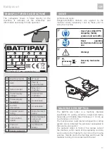 Preview for 17 page of Battipav Queen 180 Operating Instructions Manual