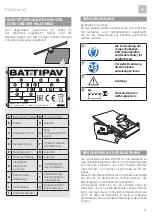 Preview for 31 page of Battipav Queen 180 Operating Instructions Manual