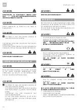 Preview for 41 page of Battipav Queen 180 Operating Instructions Manual