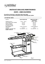 Preview for 7 page of battistella EGEO SOFFIANTE Instruction And Maintenance