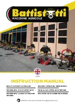 Preview for 1 page of Battistotti Macchine Agricole BMA INTER-ROW 2T COMPACT Instruction Manual