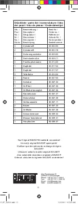 Предварительный просмотр 13 страницы Baudat 80-059 Instruction Manual