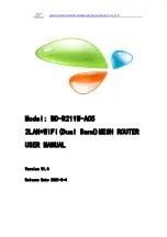 Предварительный просмотр 1 страницы Baudcom BD-R211W-AC5 User Manual